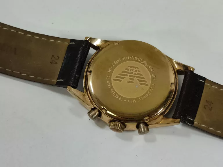 ZEGAREK ANALOGOWY EMPORIO ARMANI AR5890 SKÓRZANY PASEK