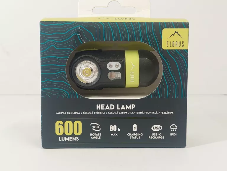 LATARKA CZOŁOWA ELBRUS 600 LM LED