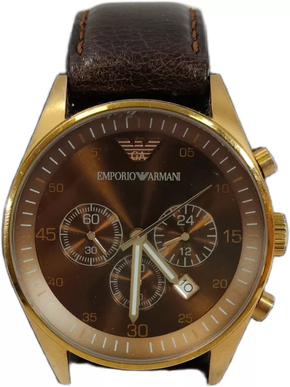 ZEGAREK ANALOGOWY EMPORIO ARMANI AR5890 SKÓRZANY PASEK