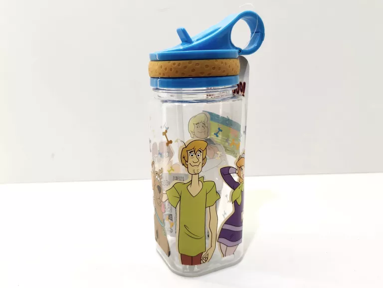 BIDON BUTELKA Z UCHWYTEM I SŁOMKĄ NA WODĘ SCOOBY DOO