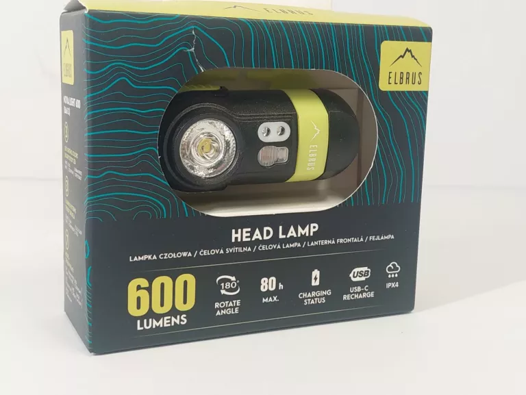 LATARKA CZOŁOWA ELBRUS 600 LM LED