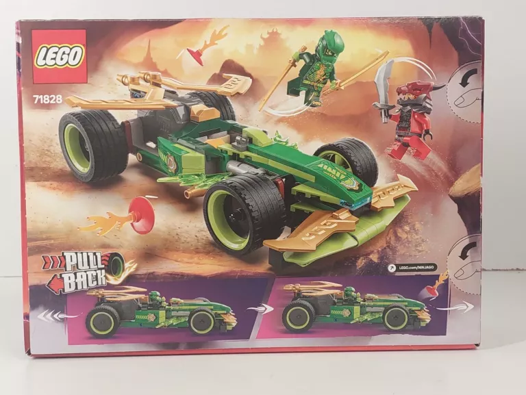 LEGO NINJAGO 71828 SAMOCHÓD WYŚCIGOWY LLOYDA Z NAPĘDEM TYPU PULL-BACK