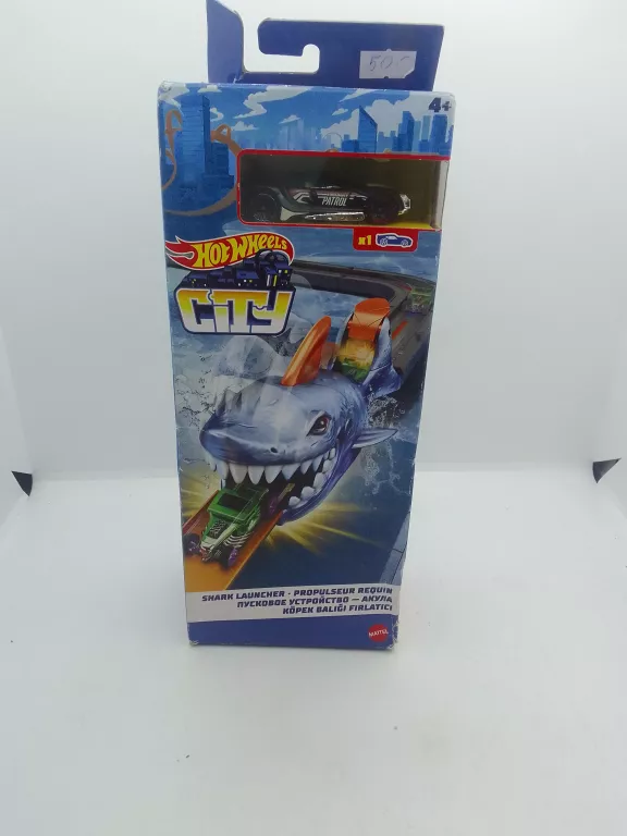HOTWHEELS WYRZUTNIA SHARK LAUNCHER