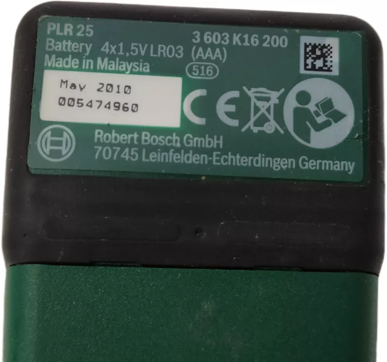 DALMIERZ LASEROWY BOSCH PLR 25 25 M BOSCH PLR 25