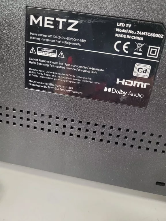 TELEWIZOR METZ 24MTC6000Z 24'