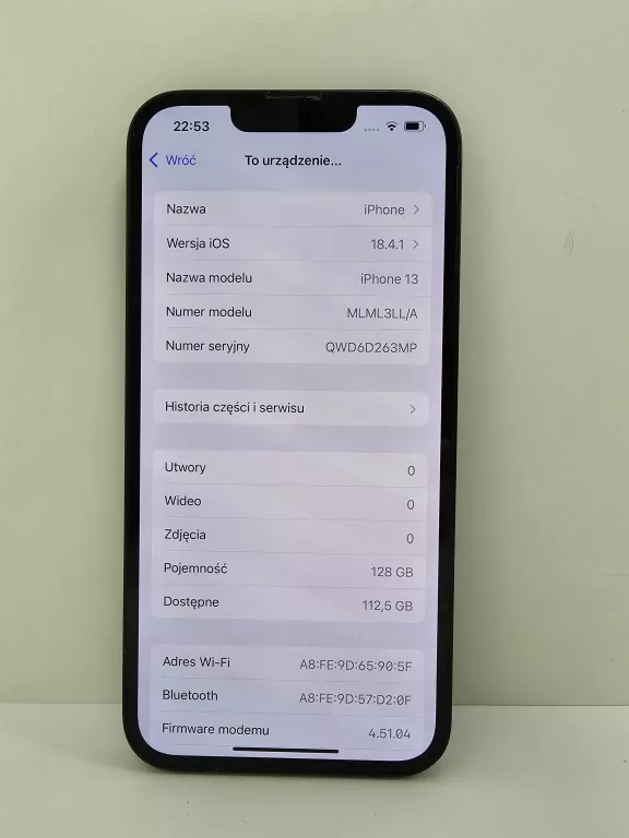 TELEFON IPHONE 13 128GB 79% BATERIA