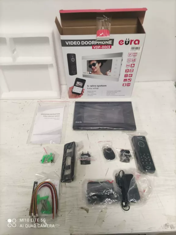 WIDEODOMOFON ''EURA'' VDP-00C5 CZARNY