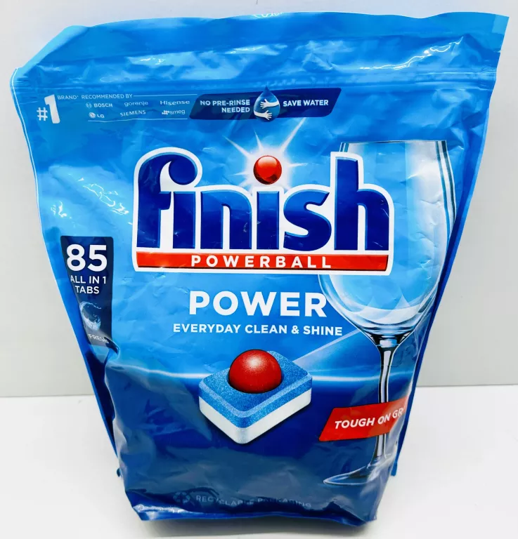 KAPSUŁKI TABLETKI DO ZMYWARKI FINISH POWER ALL-IN-1 85 FRESH