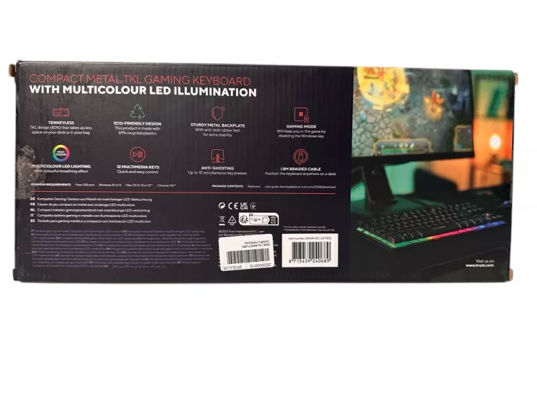KLAWIATURA KOMPUTEROWA GAMINGXTRUST THADO