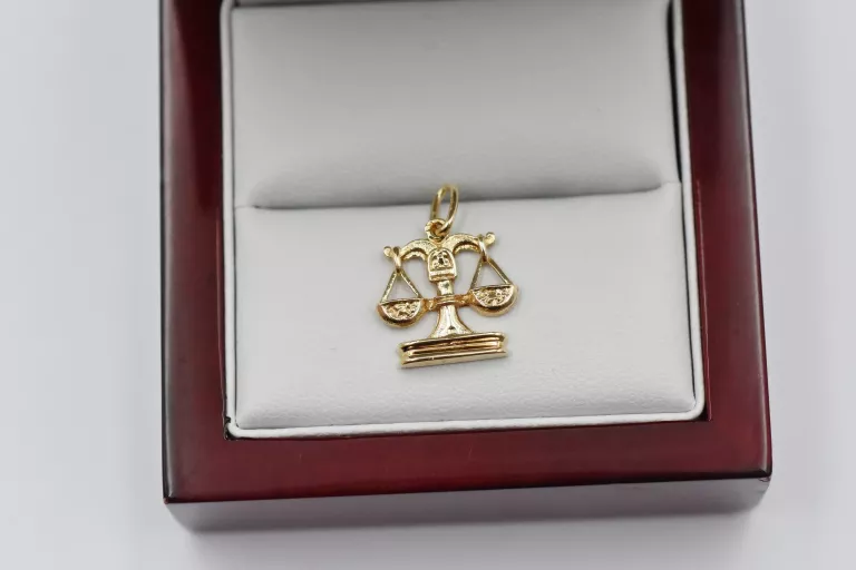 PIĘKNA ZŁOTA ZAWIESZKA - WAGA - 585 14K 1,33G
