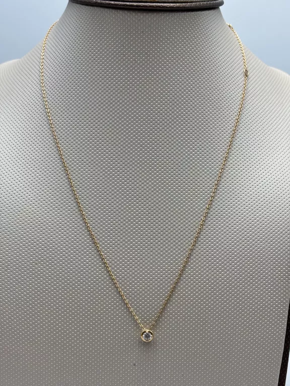 ZŁOTY ŁAŃCUSZEK Z ZAWIESZKĄ 585 14K 1,92G 43,5CM