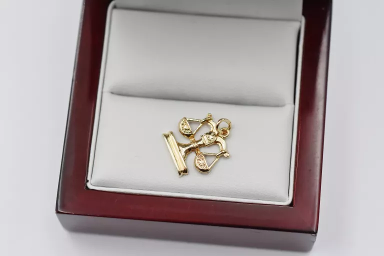 PIĘKNA ZŁOTA ZAWIESZKA - WAGA - 585 14K 1,33G