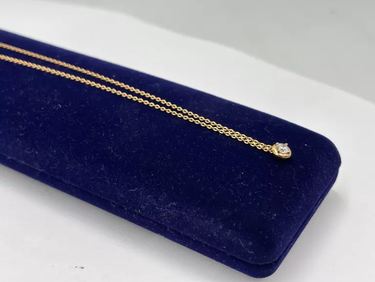 ZŁOTY ŁAŃCUSZEK Z ZAWIESZKĄ 585 14K 1,92G 43,5CM