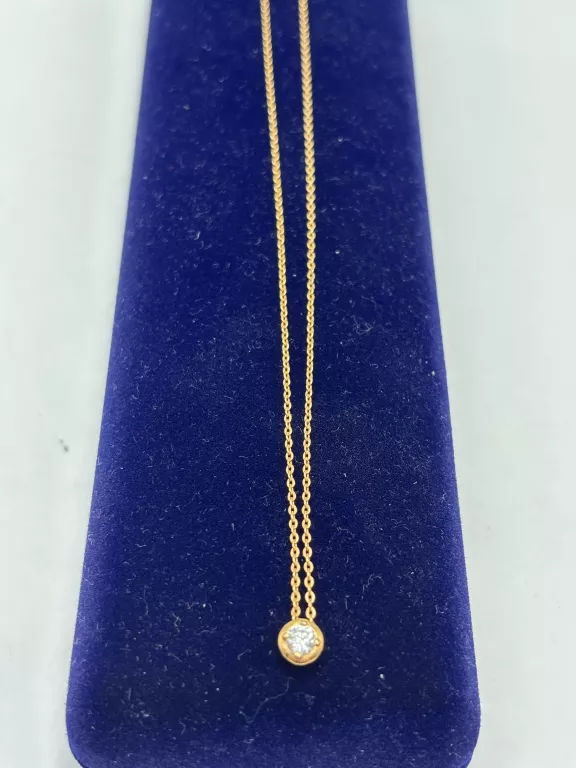 ZŁOTY ŁAŃCUSZEK Z ZAWIESZKĄ 585 14K 1,92G 43,5CM