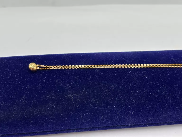 ZŁOTY ŁAŃCUSZEK Z ZAWIESZKĄ 585 14K 1,92G 43,5CM