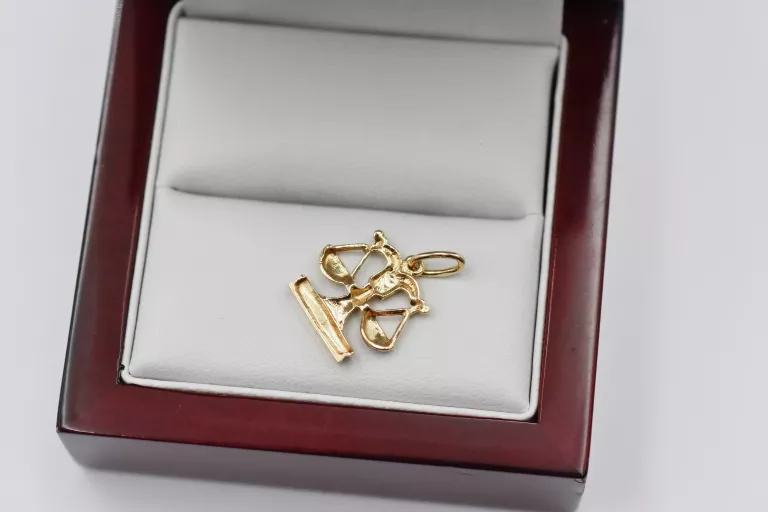 PIĘKNA ZŁOTA ZAWIESZKA - WAGA - 585 14K 1,33G