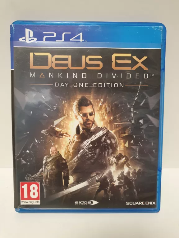 GRA PS4 DEUS EX ROZŁAM LUDZKOŚCI MANKIND DIVIDED