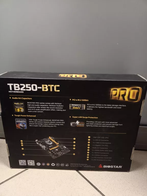 PŁYTA GŁÓWNA BIOSTAR TB250-BTC + ATX (