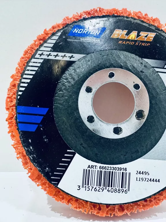 TARCZ DO USUWANIA RDZY FI 125 NORTON BLAZE RAPID STRIP