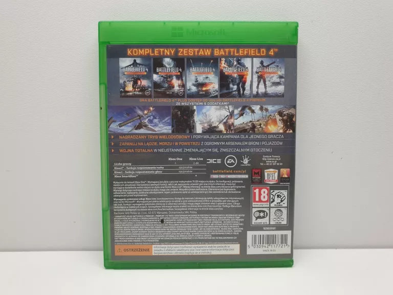 GRA XBOX ONE BATTLEFIELD 4 PREMIUM EDITION PL