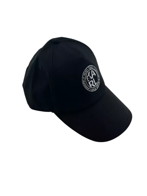 ORYGINALNA DAMSKA CZAPKA Z DASZKIEM KARL LAGERFELD L5WH7945 CZARNA