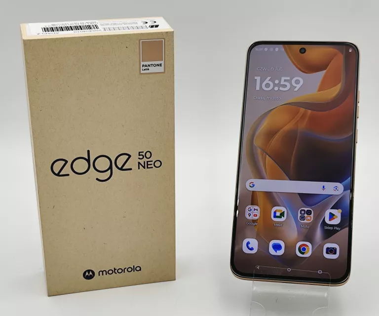 TELEFON MOTOROLA EDGE 50 NEO 12/512GB KOMPLET STAN IDEALNY!