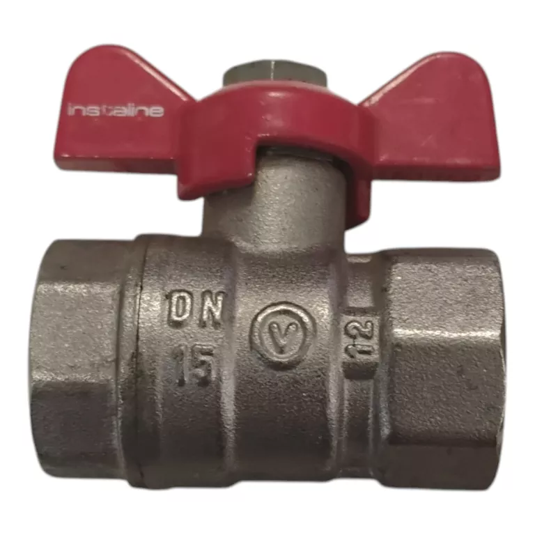 ZAWÓR KULOWY 1/2 W/Z MOTYLEK 1/2" WZ KUREK NYPLOWY CALA