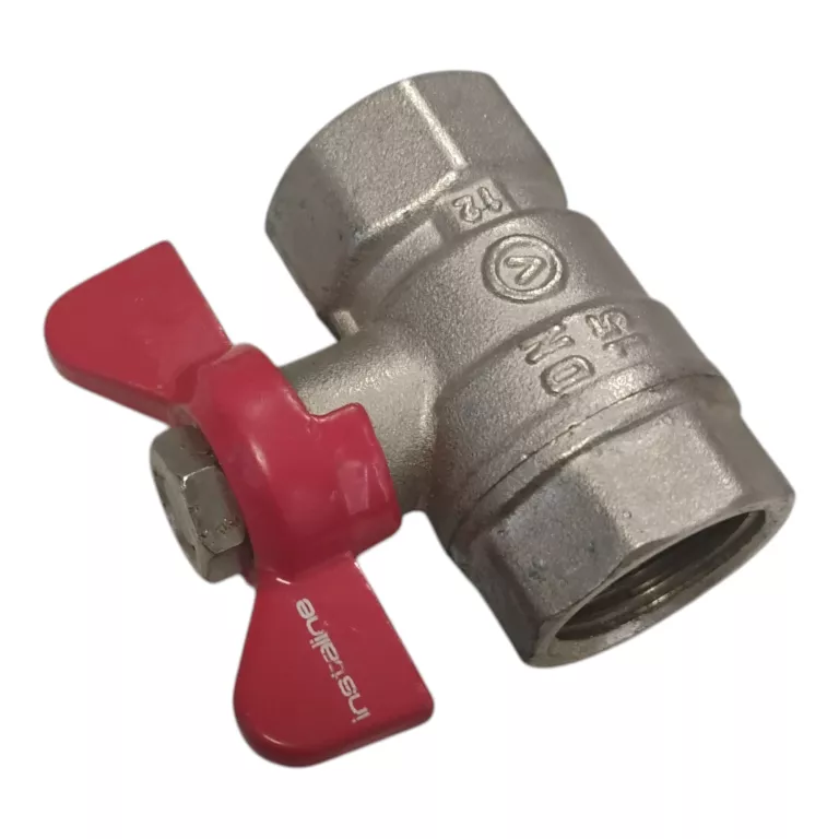 ZAWÓR KULOWY 1/2 W/Z MOTYLEK 1/2" WZ KUREK NYPLOWY CALA