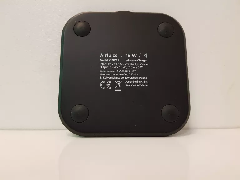 ŁADOWARKA INDUKCYJNA GREEN CELL QIGC01 15W