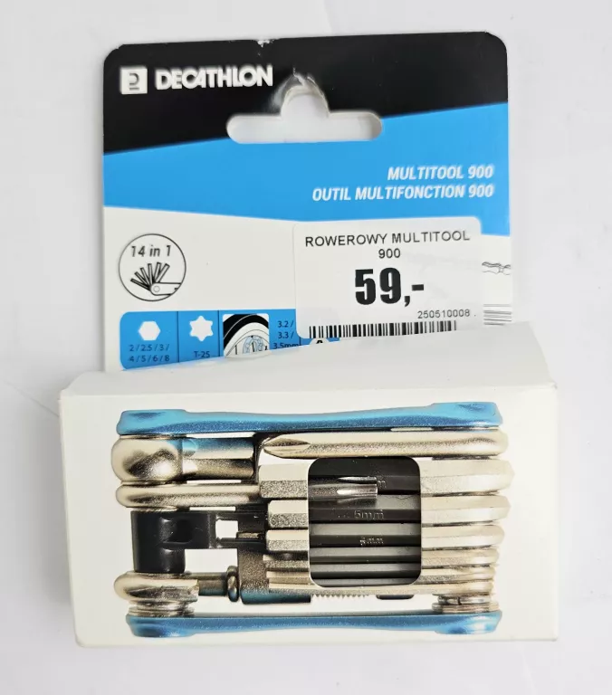 NARZĘDZIE WIELOFUNKCYJNE ROWEROWE DECATHLON MULTITOOL 900