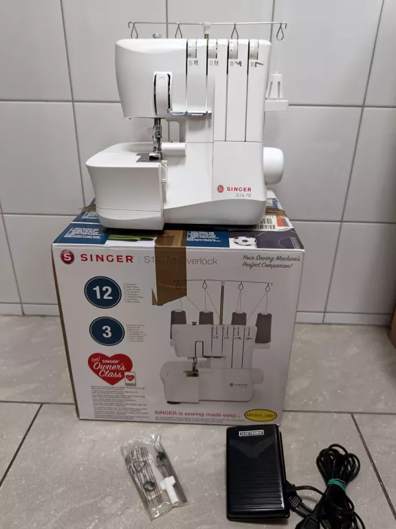 MASZYNA DO SZYCIA SINGER OVERLOCK 4-NITKOWY S14-78