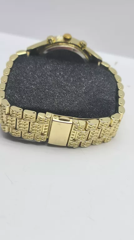 ZEGAREK OLIVIER SANDERS ZŁOTY W PUDELKU