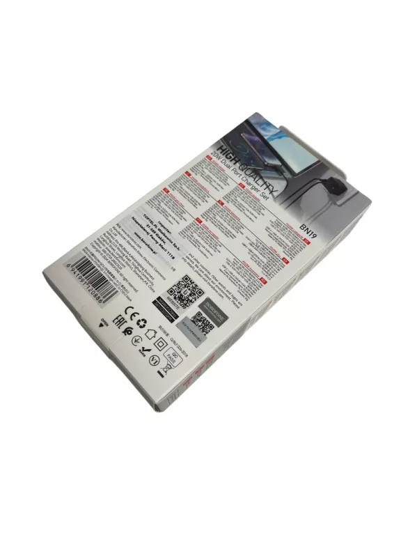 BOROFONE ŁADOWARKA SIECIOWA BN19 INTENSO GAN - USB + TYP C - PD 20W QC 3.0