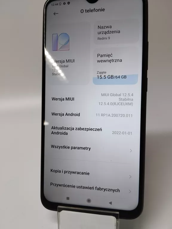 TELEFON XIAOMI REDMI 9 (MODEL: M2004J19AG) B/N