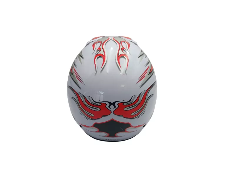 KASK MOTOCYKLOWY CROSS ENDURO AWINA TN-8686 BIAŁO CZERWONY