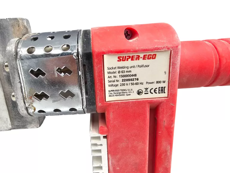 ZGRZEWARKA DO RUR SUPER EGO 800 W + KAMIENIE,WALIZKA