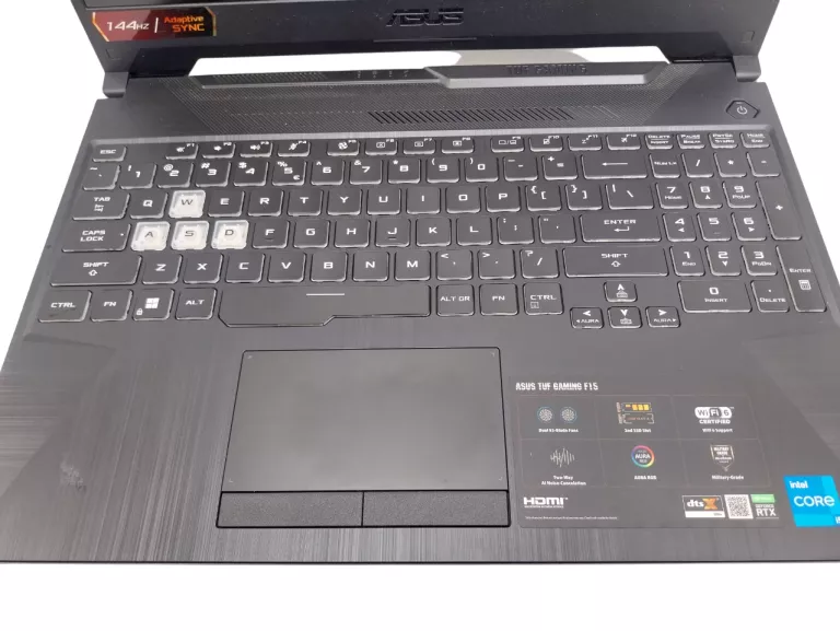 LAPTOP ASUS TUF GAMING F15 FX506HE-HN012W CORE I5-11400H | 15,6''-144HZ