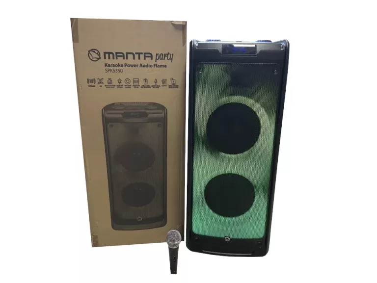 POWER AUDIO MANTA SPK5350 FLAME 100W + MIKROFON - GW DO 08.2026R!