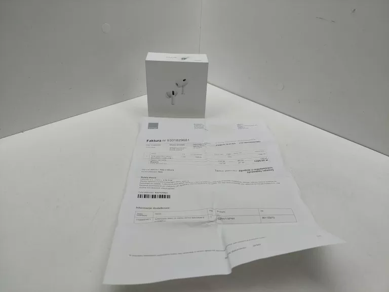 SŁUCHAWKI APPLE AIRPODS PRO 2ND GENERATION ZALOMBOWANE GWARANACJA 03.04.25
