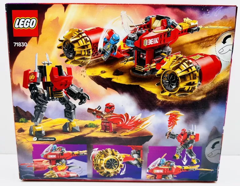 KLOCKI LEGO NINJAGO 71830 - BURZOWY JEŹDZIEC-MECH KAIA