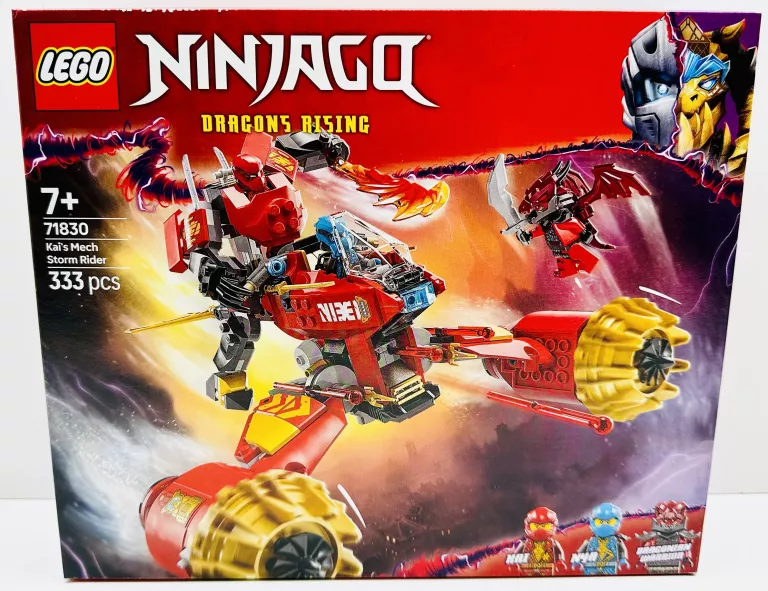 KLOCKI LEGO NINJAGO 71830 - BURZOWY JEŹDZIEC-MECH KAIA