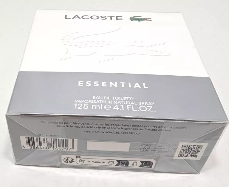 LACOSTE ESSENTIAL 125 ML WODA TOALETOWA MĘŻCZYZNA EDT