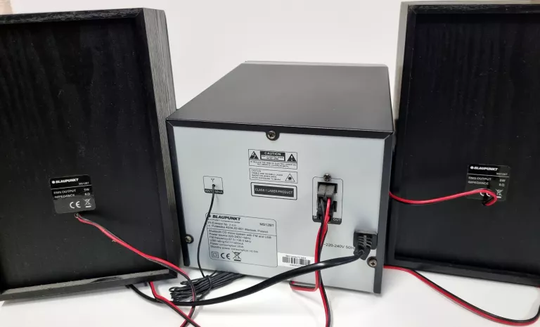 MIKROWIEŻA Z BLUETOOTH BLAUPUNKT MS12BT SREBRNO-CZARNA