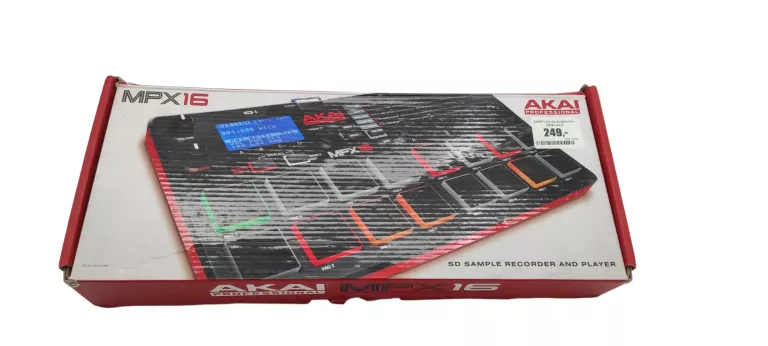 SAMPLER AKAI MPX16 + ZASILACZ