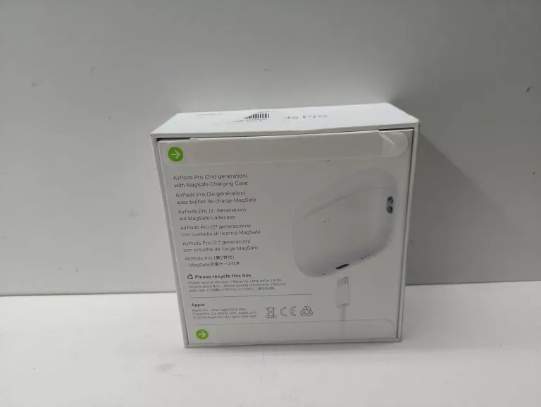 SŁUCHAWKI APPLE AIRPODS PRO 2ND GENERATION ZALOMBOWANE GWARANACJA 03.04.25