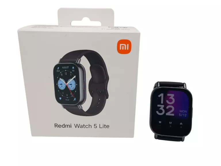 SMARTWATCH XIAOMI REDMI WATCH 5 LITE GPS AMOLED 5 ATM CZARNY