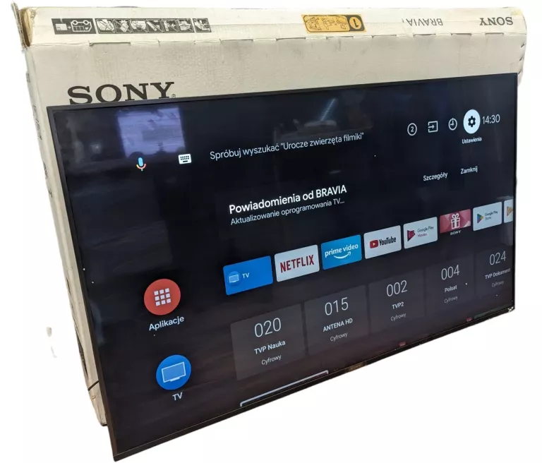 TELEWIZOR LED SONY BRAVIA KD-55XG8596 (4K, DVB-T2) Z OPAKOWANIEM