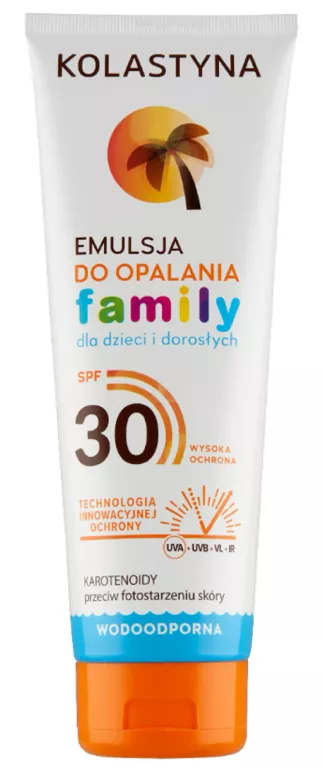 EMULSJA DO OPALANIA KOLASTYNA DLA RODZINY SPF 30 250 ML 5900536315874