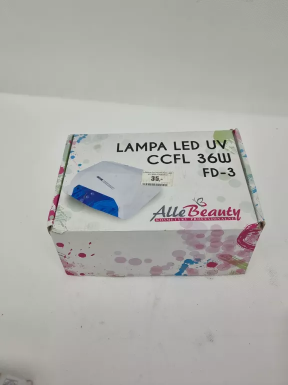 LAMPA DO PAZNOKCI LED UV 36W PUDEŁKO