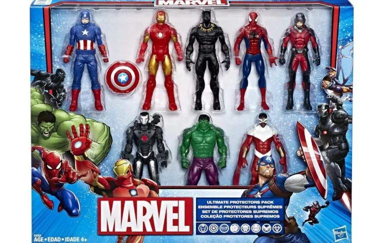 ZESTAW FIGUREK HASBRO MARVEL ULTIMATE PROTECTORS PACK 8 SZT. E4252